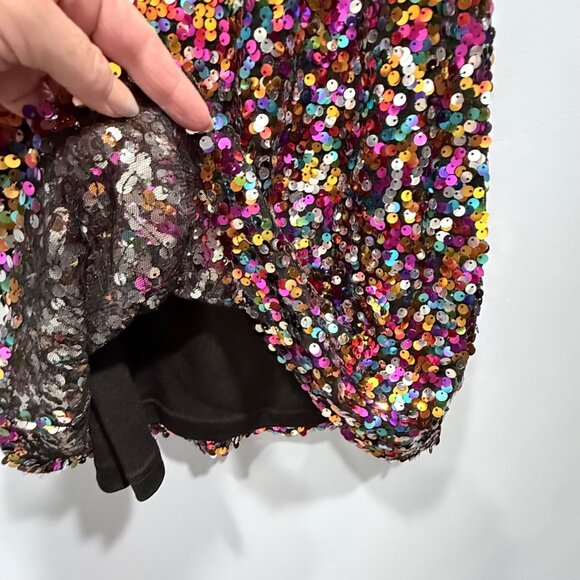 Blush by US Angels Multicolor Sequins Party Dress Eras Tour Taylor Swift Girls 8 - Picture 5 of 11